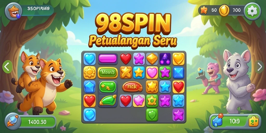 Tampilan gameplay seru dan menantang di 98SPIN.