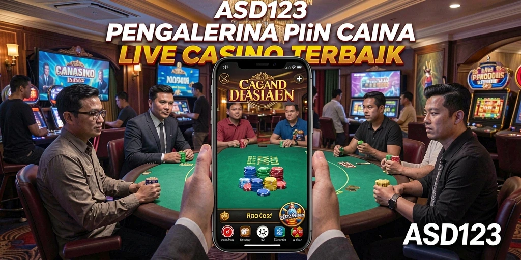 Screenshot gameplay Live Casino di ASD123, menunjukkan momen seru permainan.