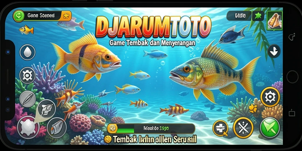 Tampilan gameplay seru dari DJARUMTOTO Tembak Ikan.