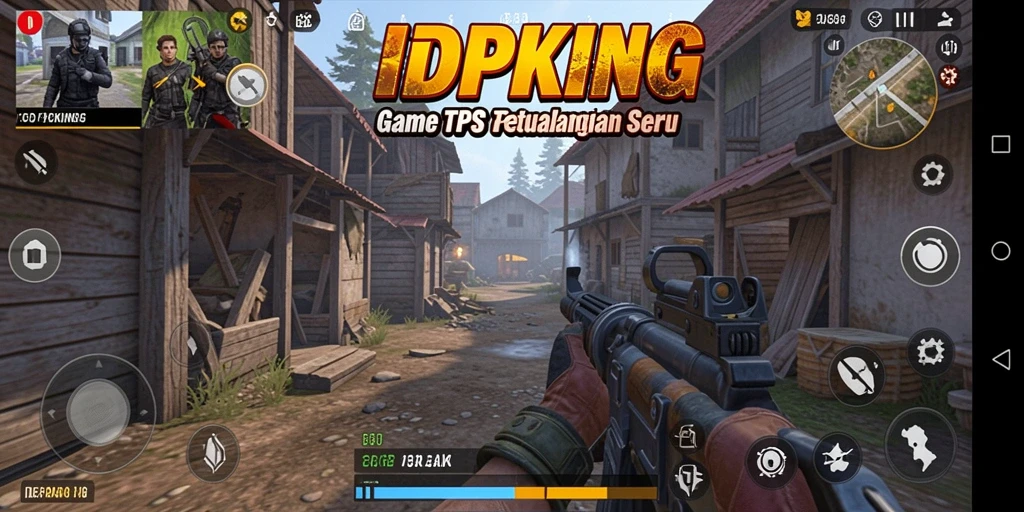 Tangkapan layar gameplay seru dari IDPKING, menunjukkan aksi menegangkan.