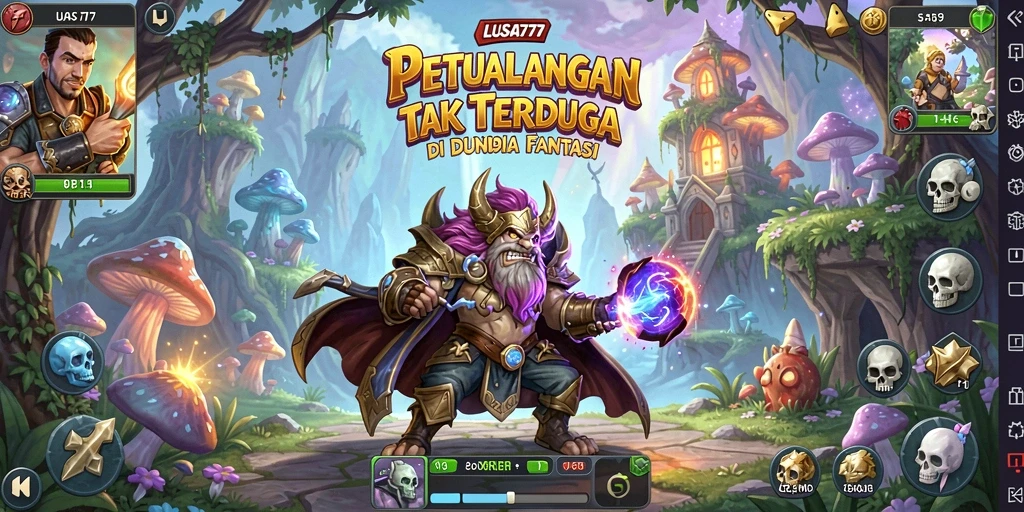 Tampilan gameplay LUSA777 yang penuh petualangan dan tantangan seru.