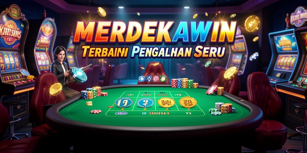 Tampilan gameplay menarik dari MERDEKAWIN saat bermain Kasino.