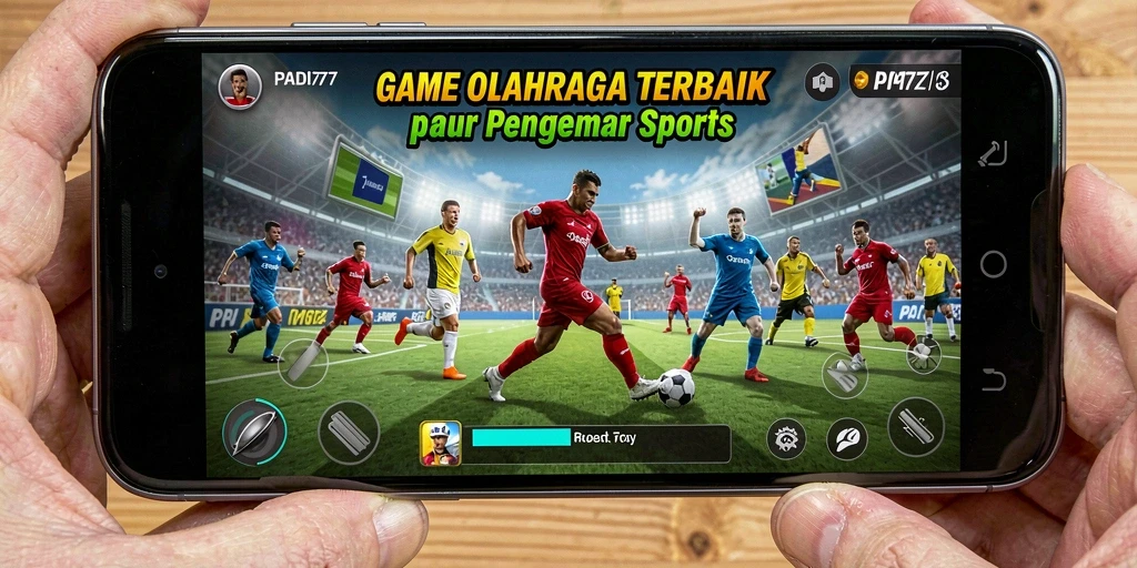 Tampilan gameplay PADI777 dengan aksi olahraga yang seru dan mendebarkan.