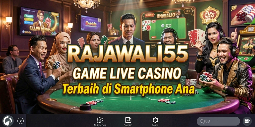 Tampilan gameplay RAJAWALI55 yang menarik dan interaktif di Live Casino.