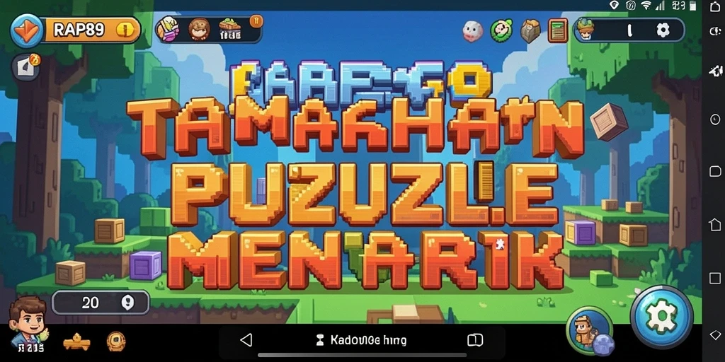 Tampilan gameplay seru dari RAP89 saat menyelesaikan teka-teki.