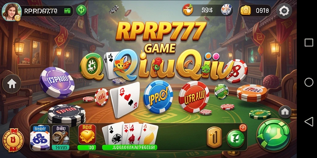 Screenshot RPRP777 menampilkan gameplay QiuQiu yang mendebarkan.
