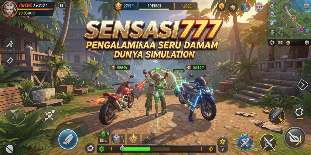 Tampilan menarik gameplay Simulation di SENSASI777 yang penuh warna.