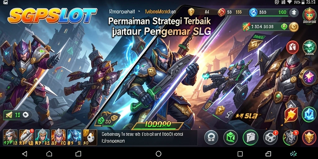 Tampilan permainan strategis yang mengasyikkan di SGPSLOT.